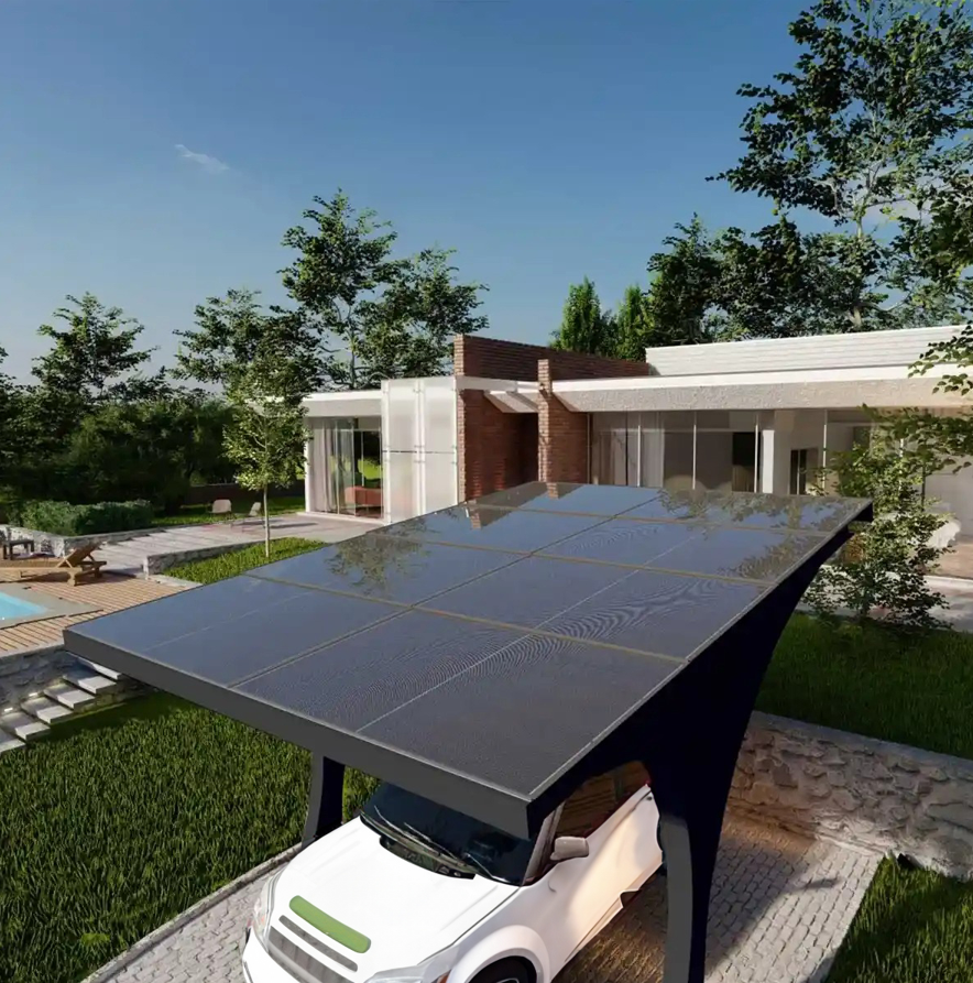 TommaTech 1 Araçlık Solar Otopark Paketi 430Wp